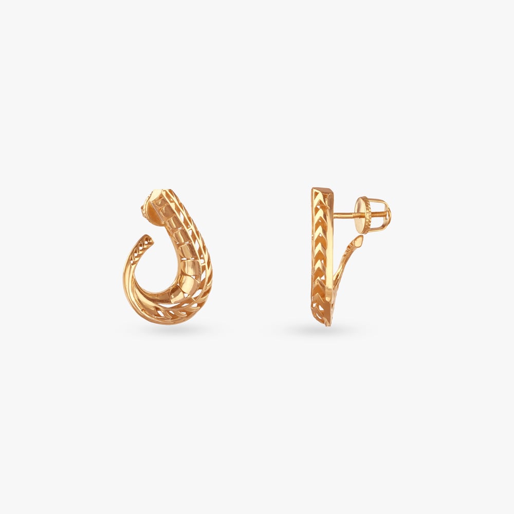 Chevron Loop Gold Necklace Set,,hi-res image number null