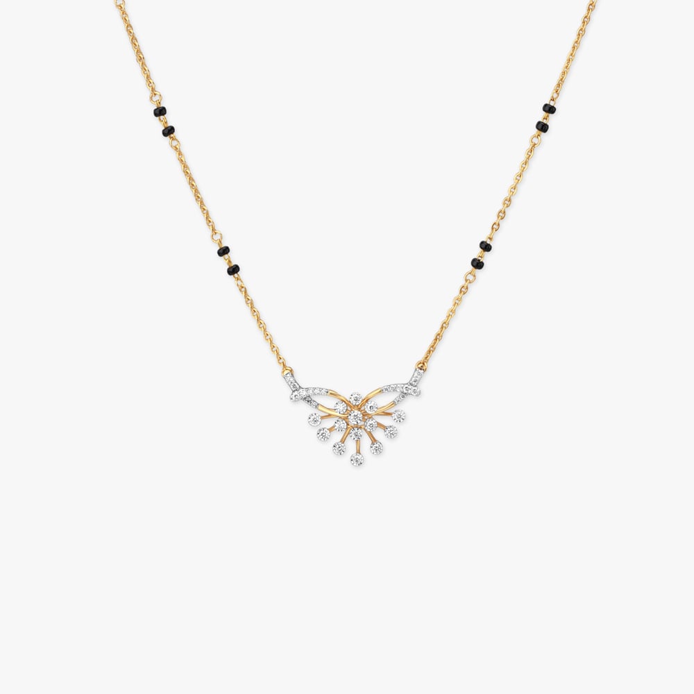 Winged Grace Diamond Mangalsutra,,hi-res image number null
