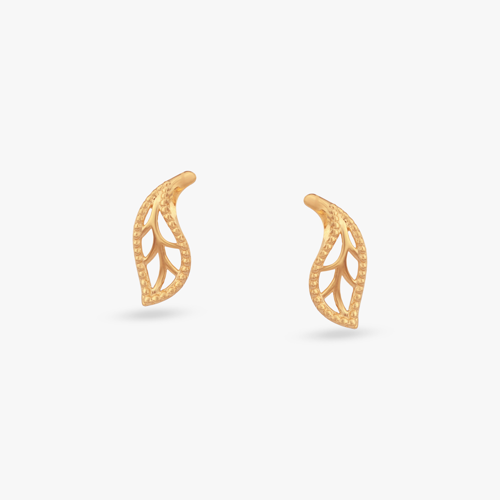 Elegant Vines Gold Pendant and Earrings Set,,hi-res image number null