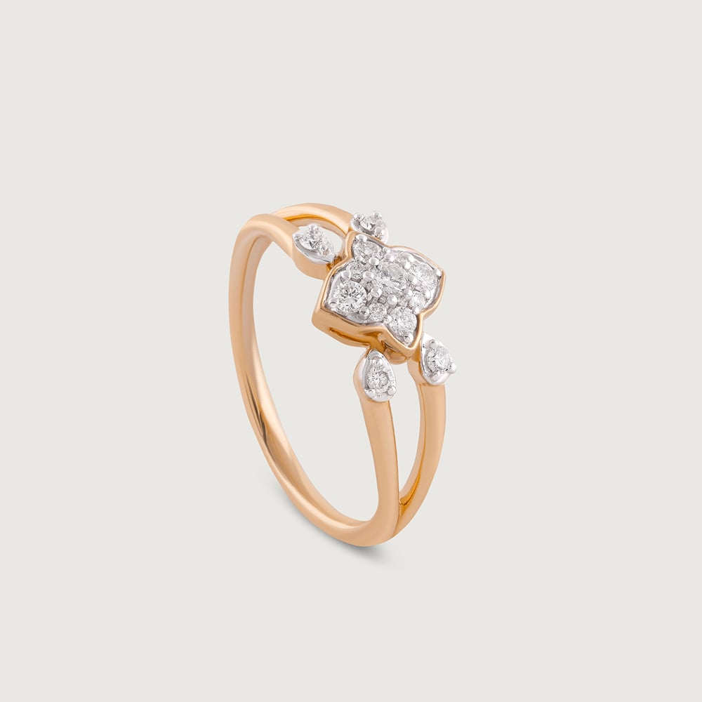 Sparkle Promise Gold & Diamond Finger Ring,,hi-res image number null
