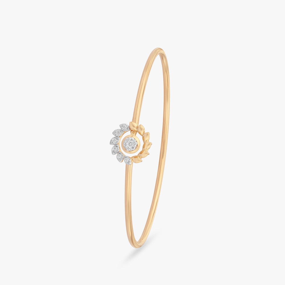 Bloom Wreath Diamond Bangle,,hi-res image number null