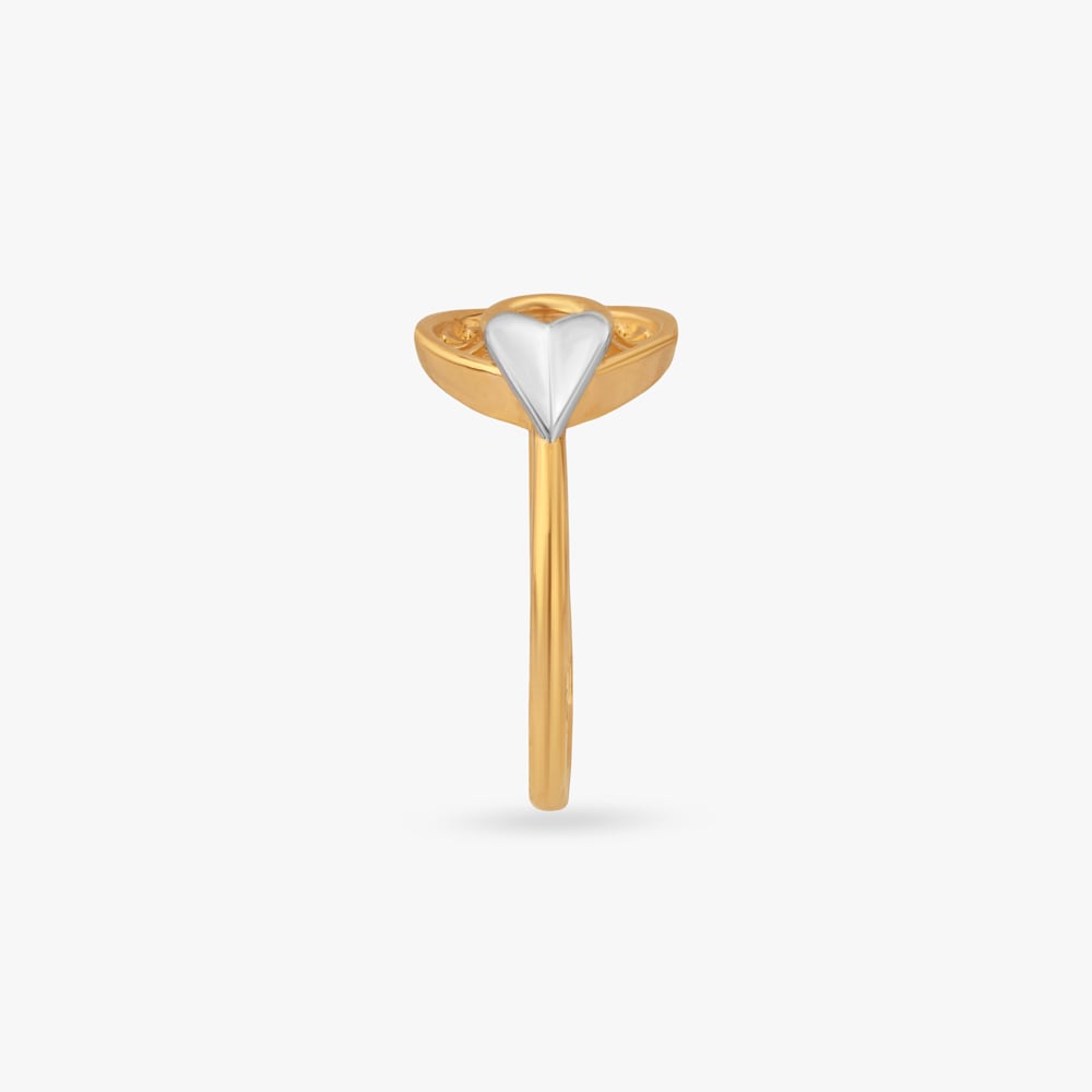 Geometric Aura Gold Ring,,hi-res image number null