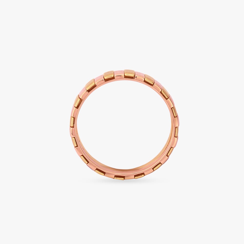 Structured Shine Gold Ring for Men,,hi-res image number null