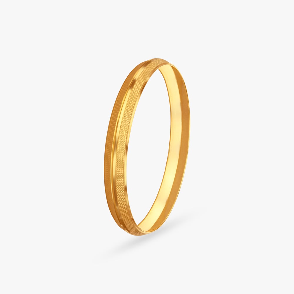 Regal Glow Gold Kada for Men,,hi-res image number null