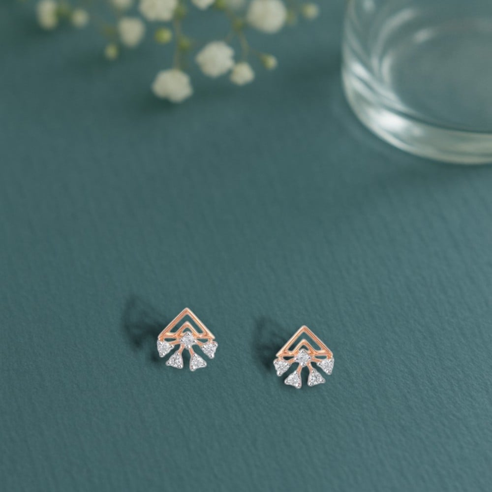 

Prism Bloom Diamond Stud Earrings