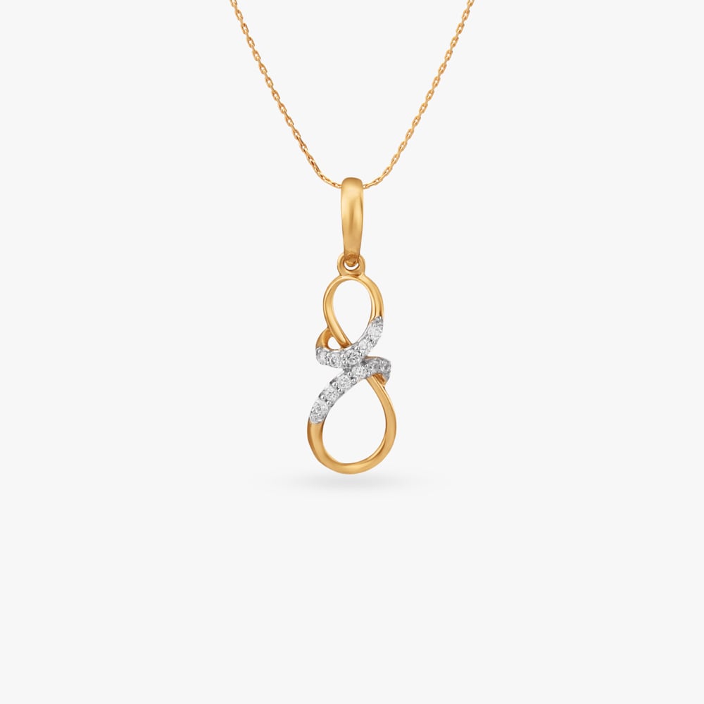 

Infinity Glow Diamond Pendant