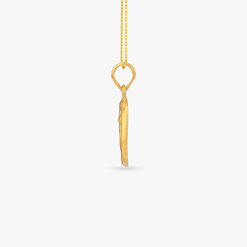Eternal Om Gold Pendant,,hi-res image number null