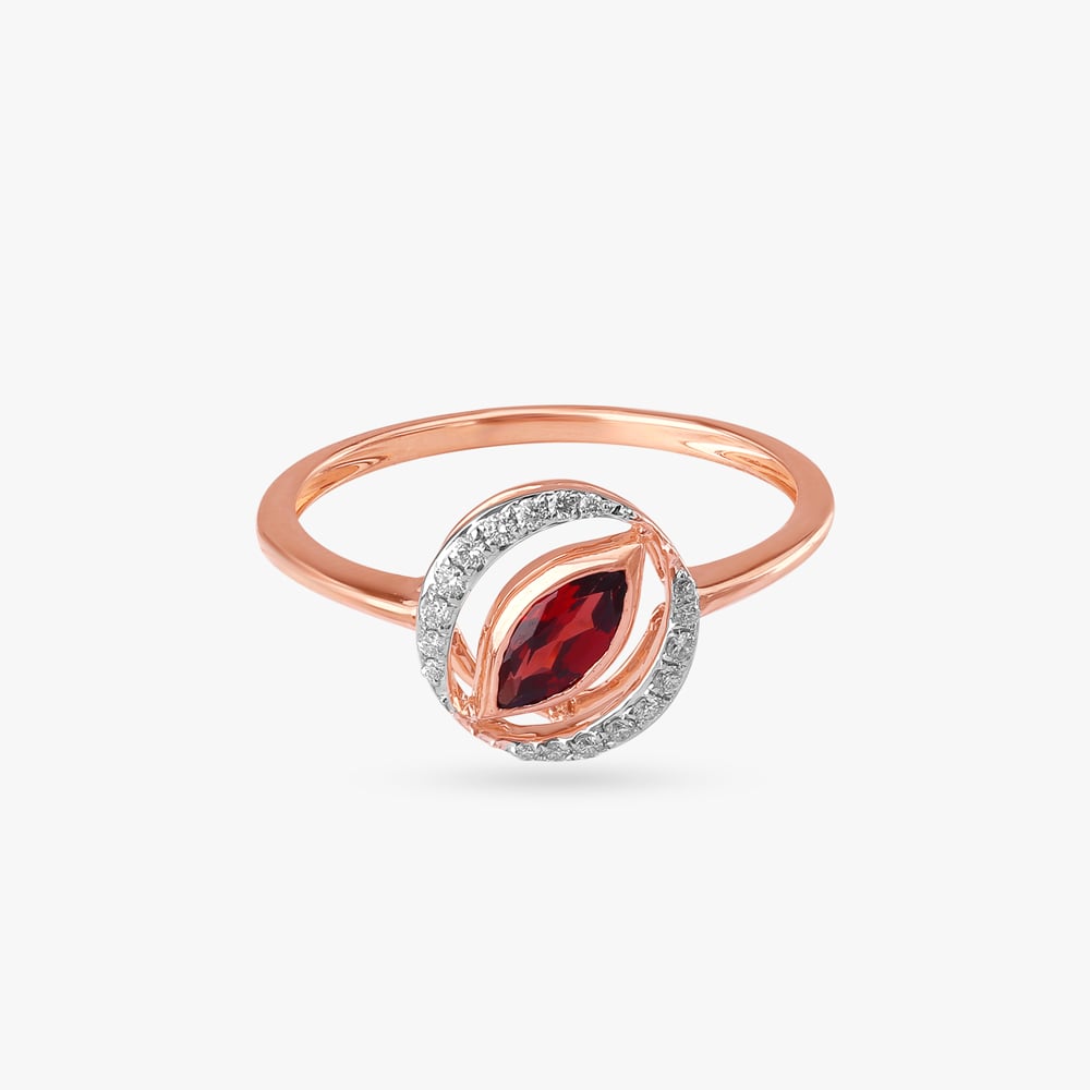 Flame Petal Diamond Ring,,hi-res image number null