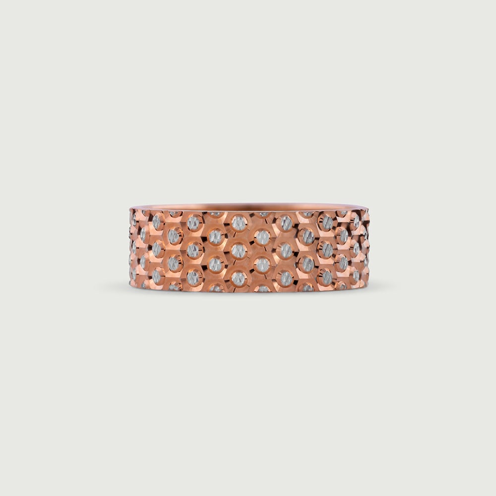 Golden Galaxy Rose Gold Finger Ring,,hi-res image number null