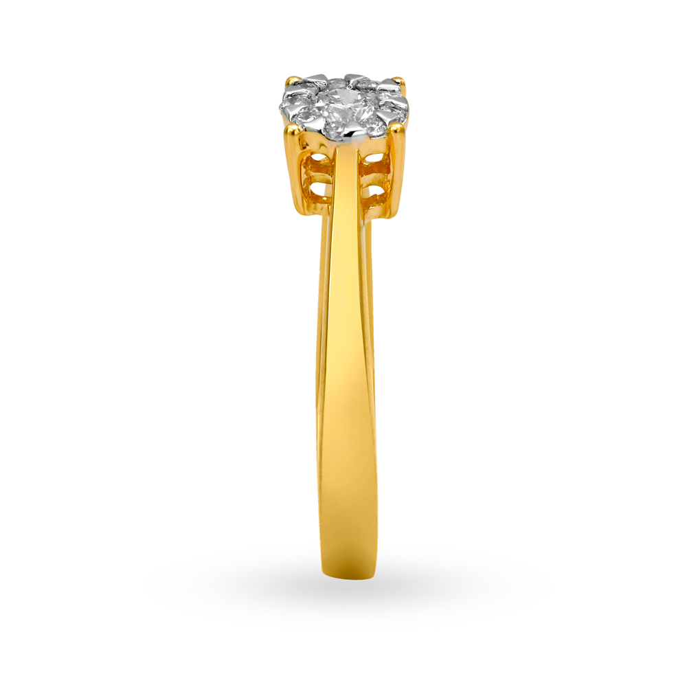 Iconic 18 Karat Gold And Diamond Finger Ring,,hi-res image number null