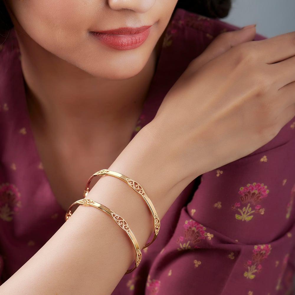 Classic Ethnic Bangle,,hi-res image number null