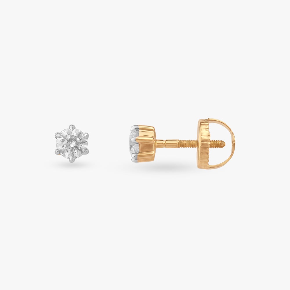 Eternal Brilliance Solitaire Stud Earrings,,hi-res image number null