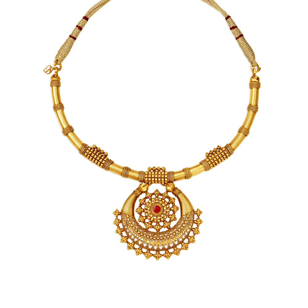 Wondrous Gold Necklace Set for the Punjabi Bride,,hi-res image number null