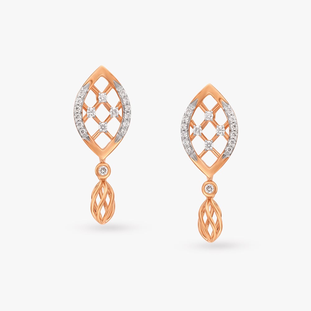 

Petal Pathway Diamond Drop Earrings