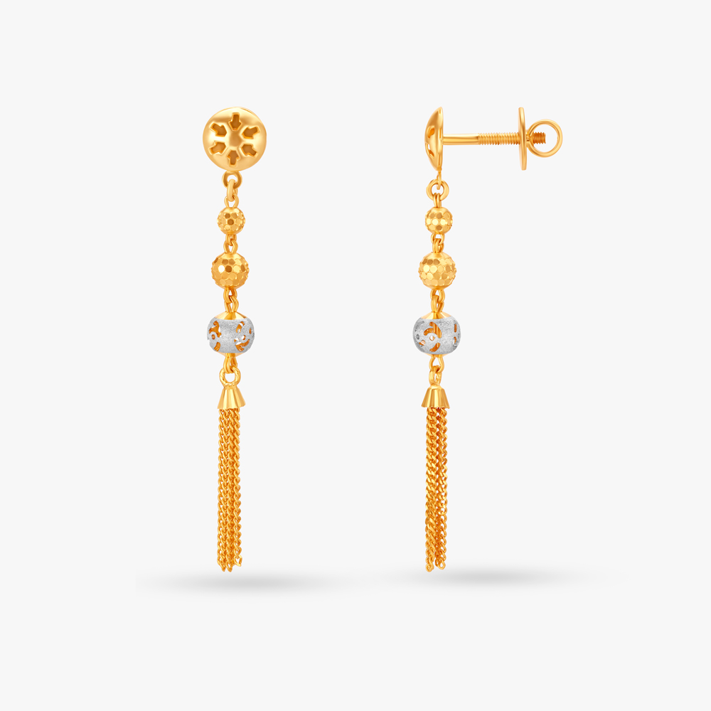 

Glamorous Tassels Drop Earrings