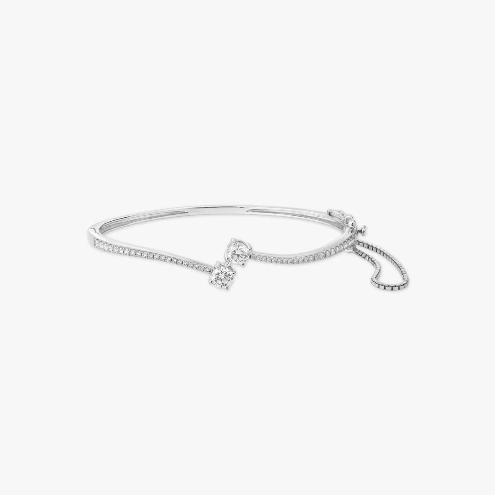 Starlit Symphony Solitaire Bangle,,hi-res image number null