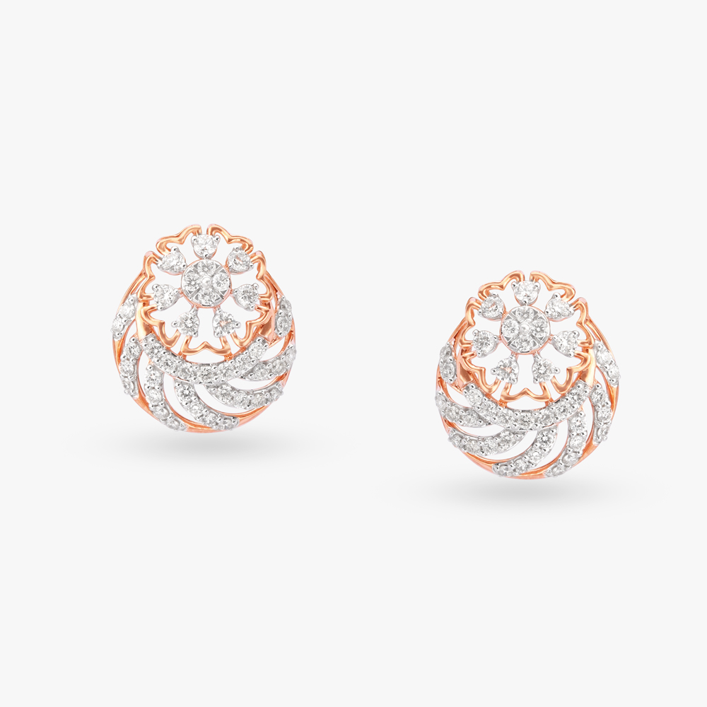Versatile Stylish Diamond Stud Earrings,,hi-res image number null
