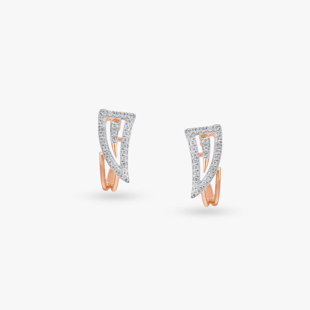Sculpted Edge Diamond Necklace Set,,hi-res image number null