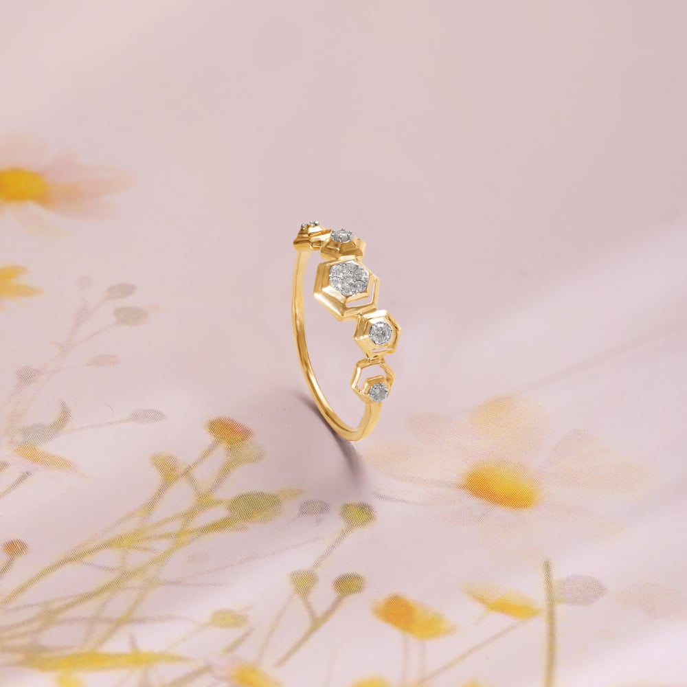 Honeycomb Radiance Diamond Ring,,hi-res image number null