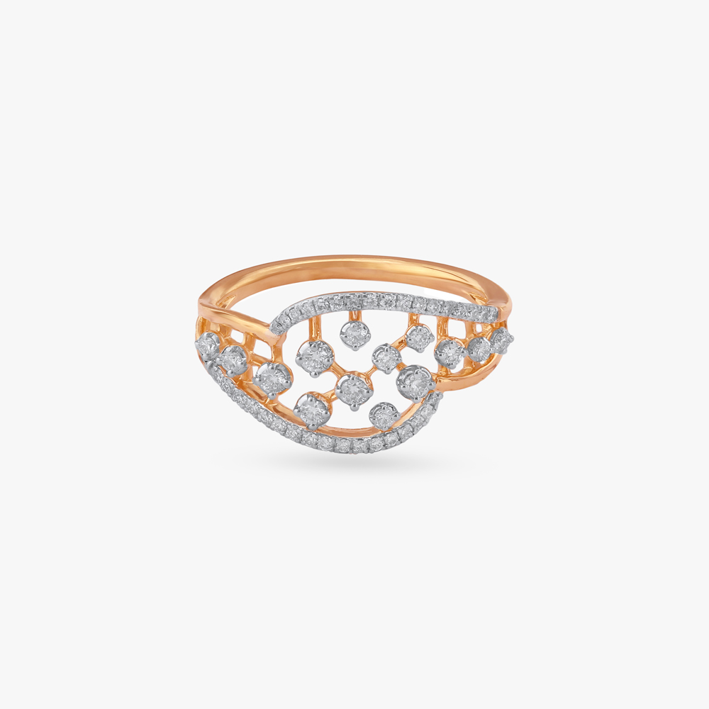 Floating Bead Diamond Ring,,hi-res image number null