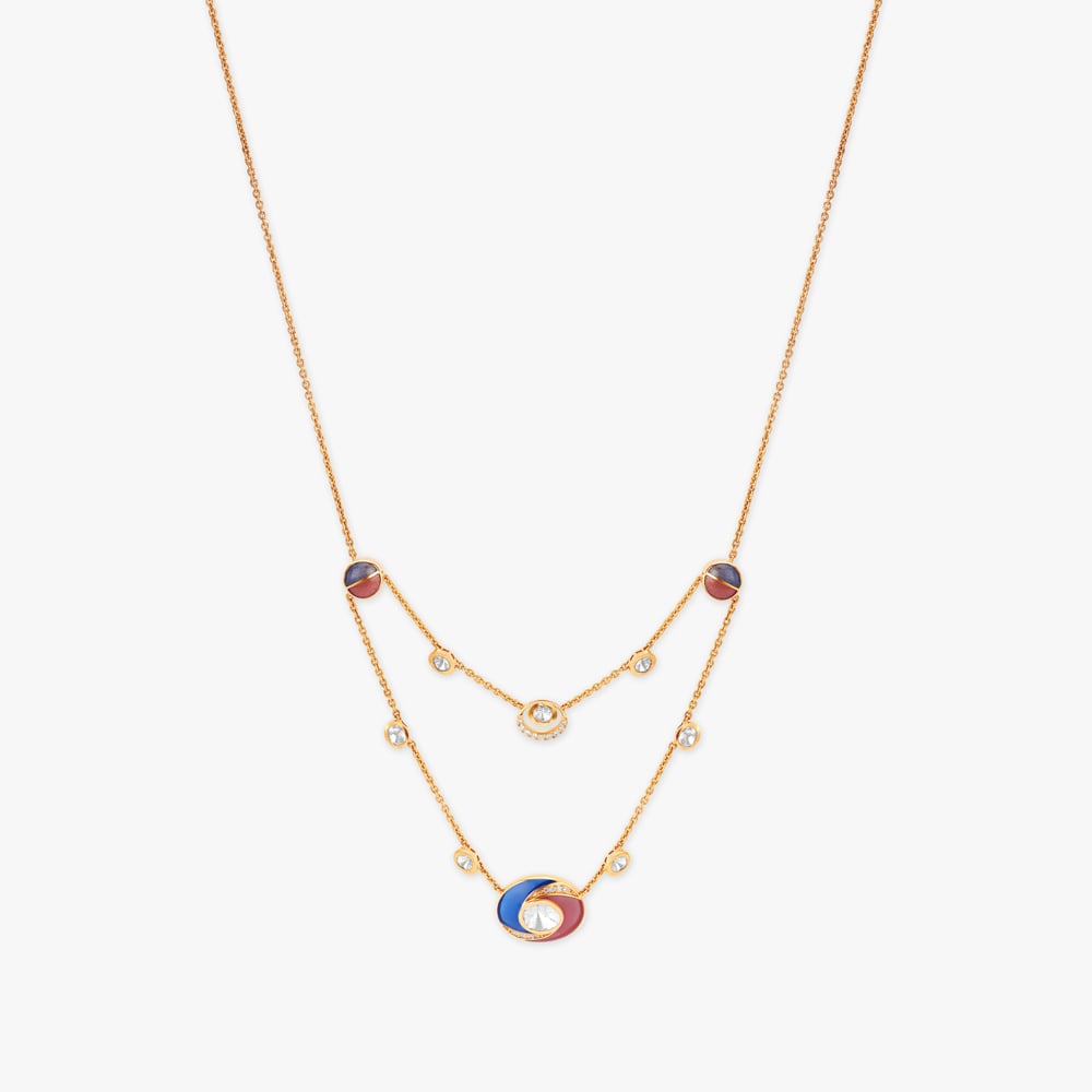 Yin and Yang Necklace Set,,hi-res image number null
