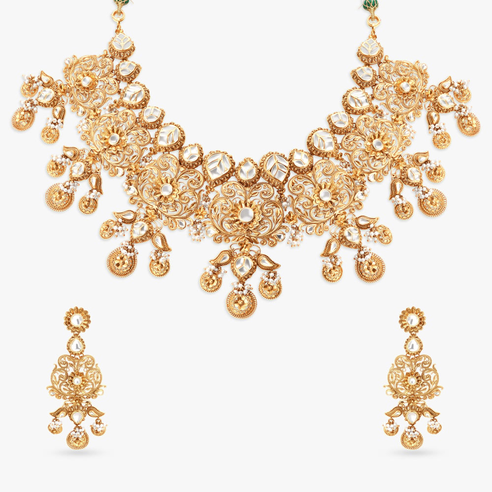 Majestic Gold Necklace Set,,hi-res image number null
