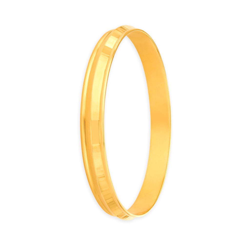 Gleaming Grace Gold Kada for Men,,hi-res image number null