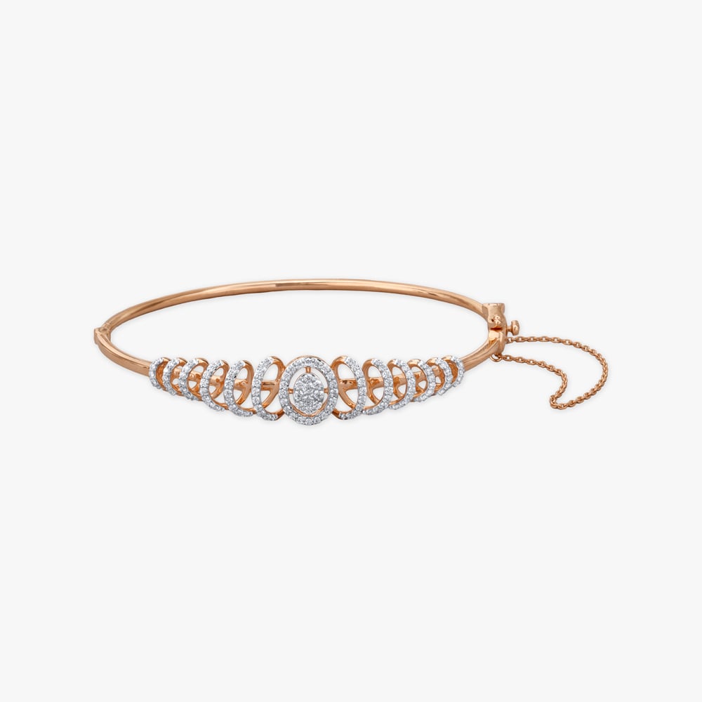 Luxe Curves Diamond Bangle,,hi-res image number null