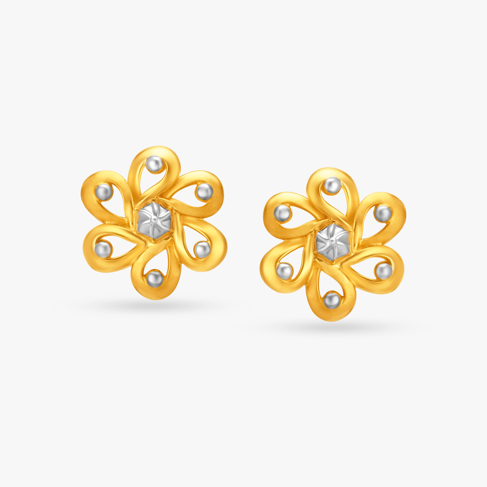 Floral Panache Stud Earrings