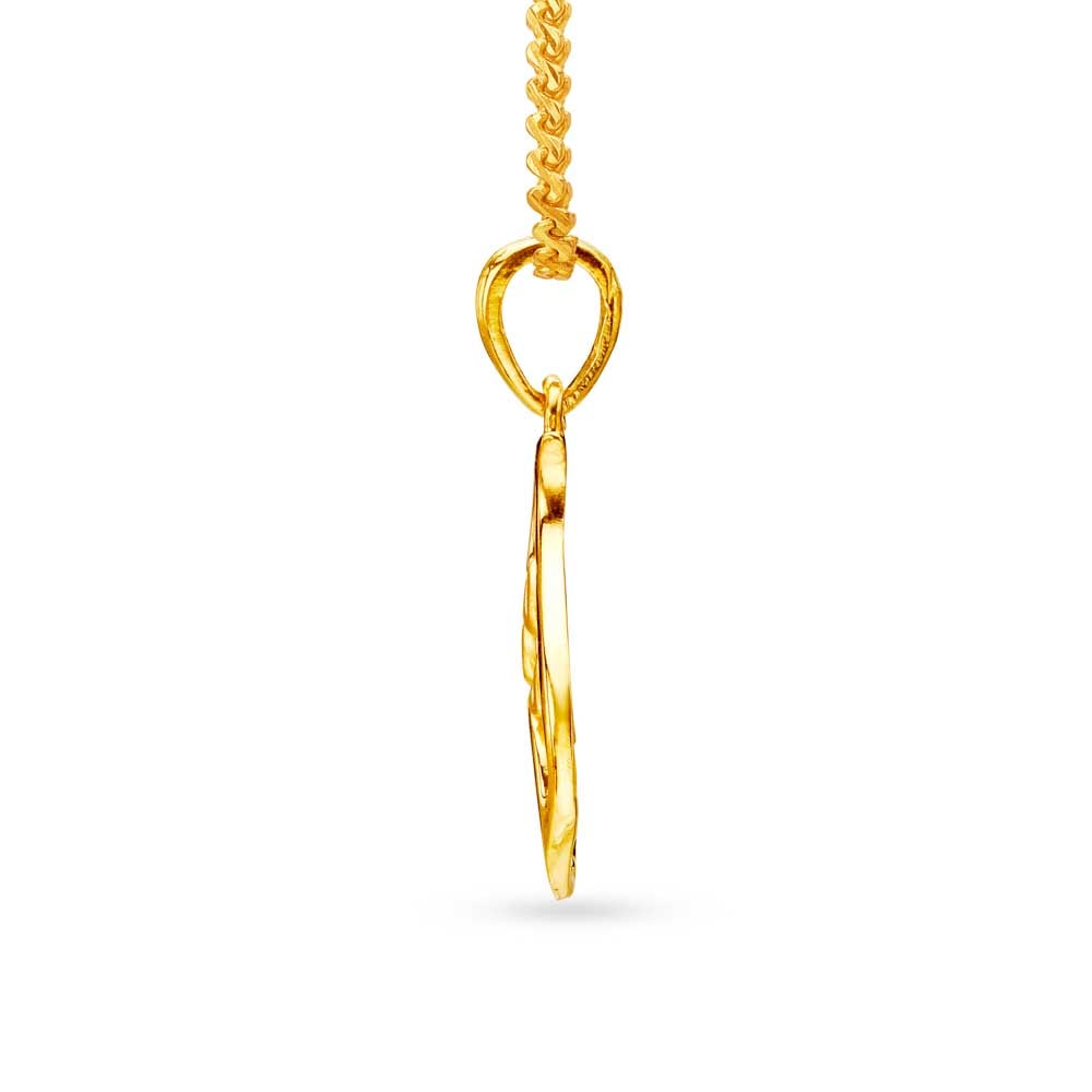 

Dainty Bluebells Gold Pendant