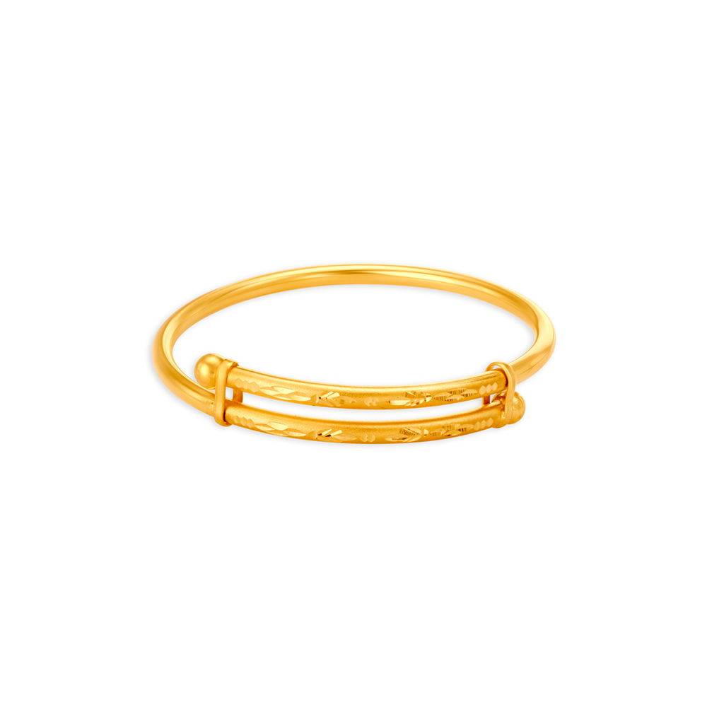 Radiant Delight Gold Bangles for Kids,,hi-res image number null