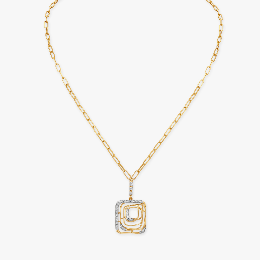 In the Flow Diamond Necklace,,hi-res image number null