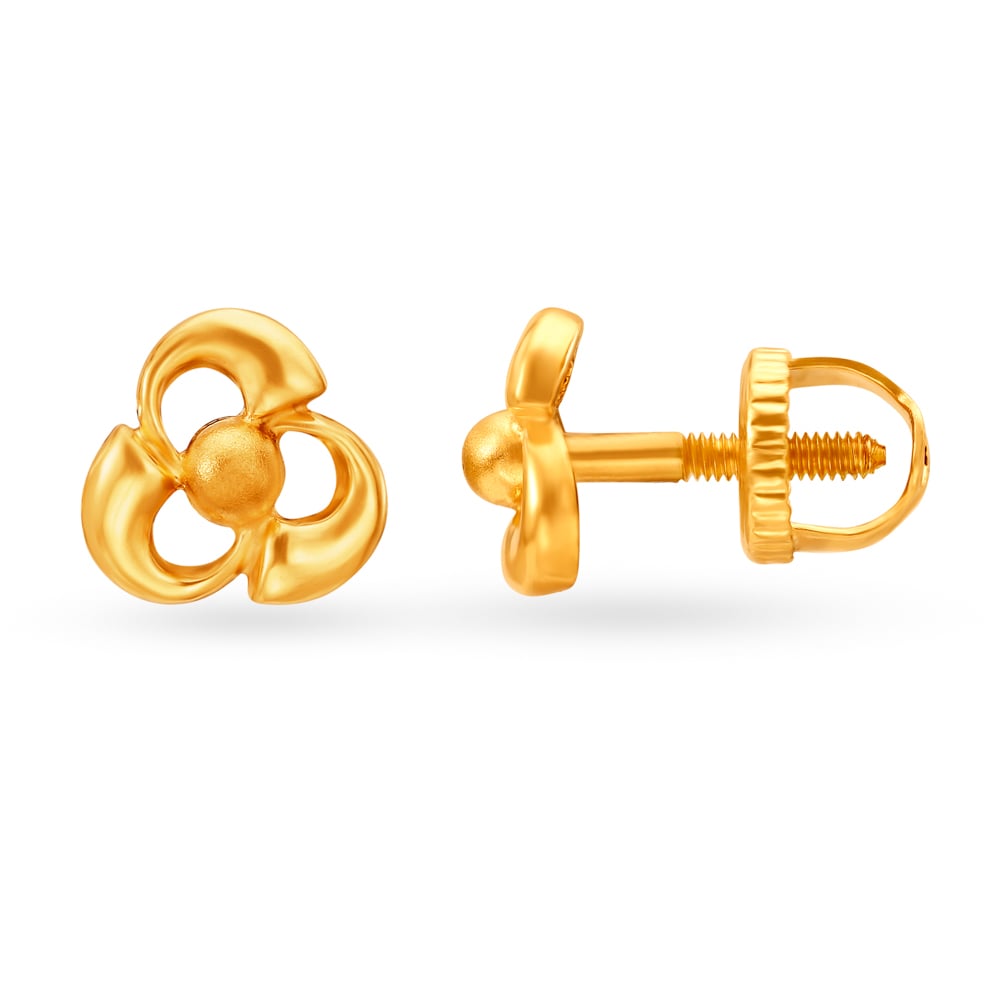 Fancy Floral Stud Earrings for Kids,,hi-res image number null