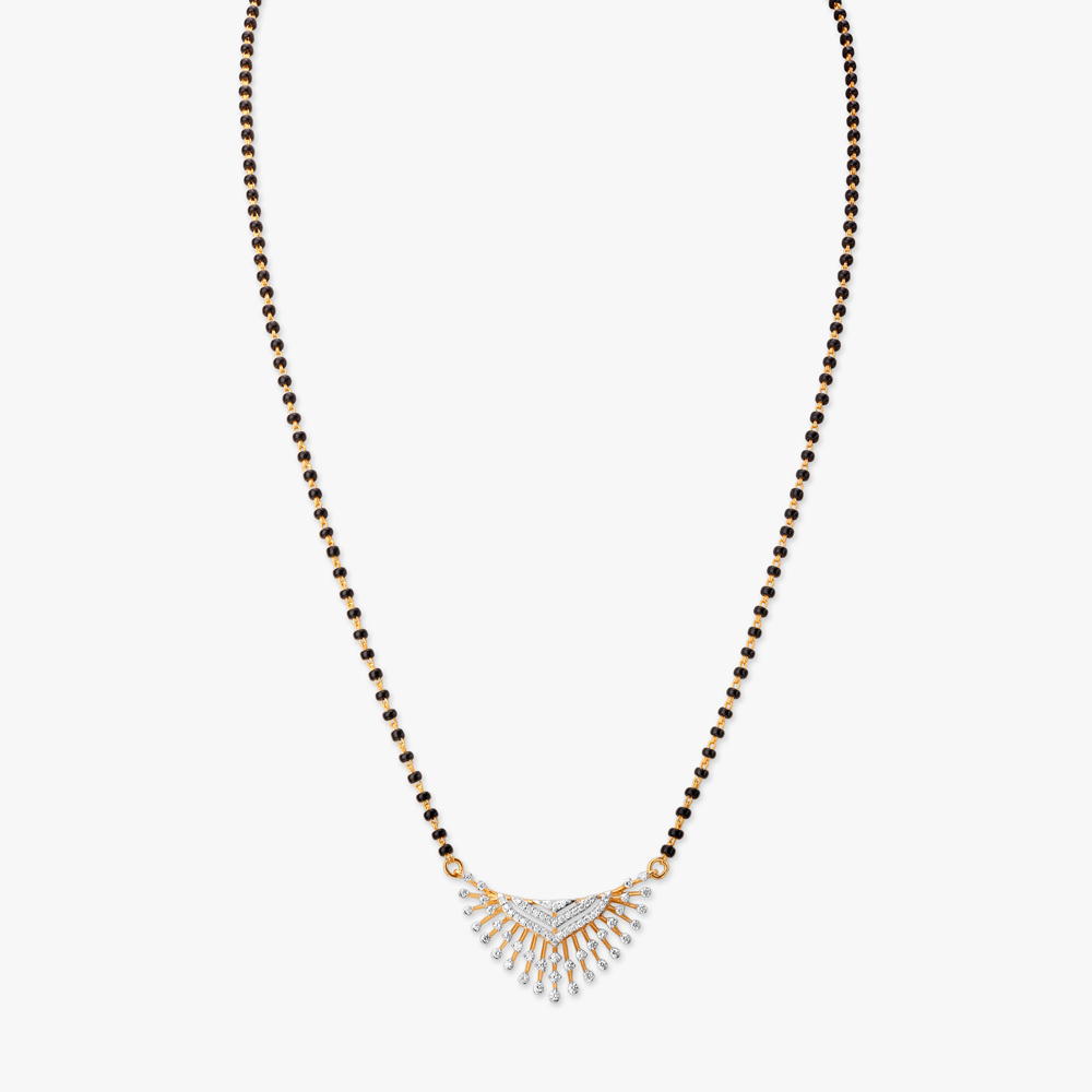 Dazzling Radiance Diamond Mangalsutra,,hi-res image number null