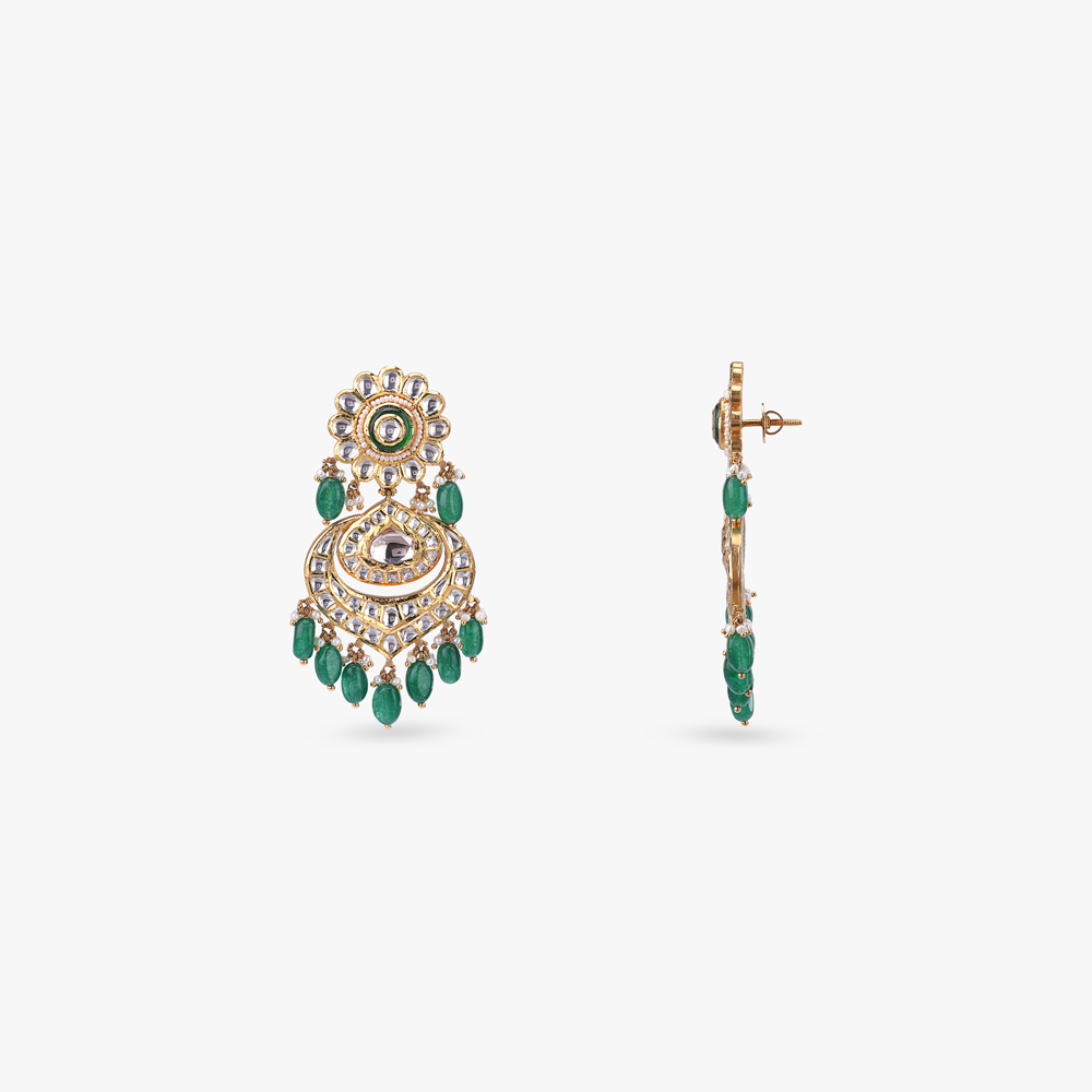 Kundan Crown Gold Necklace Set,,hi-res image number null