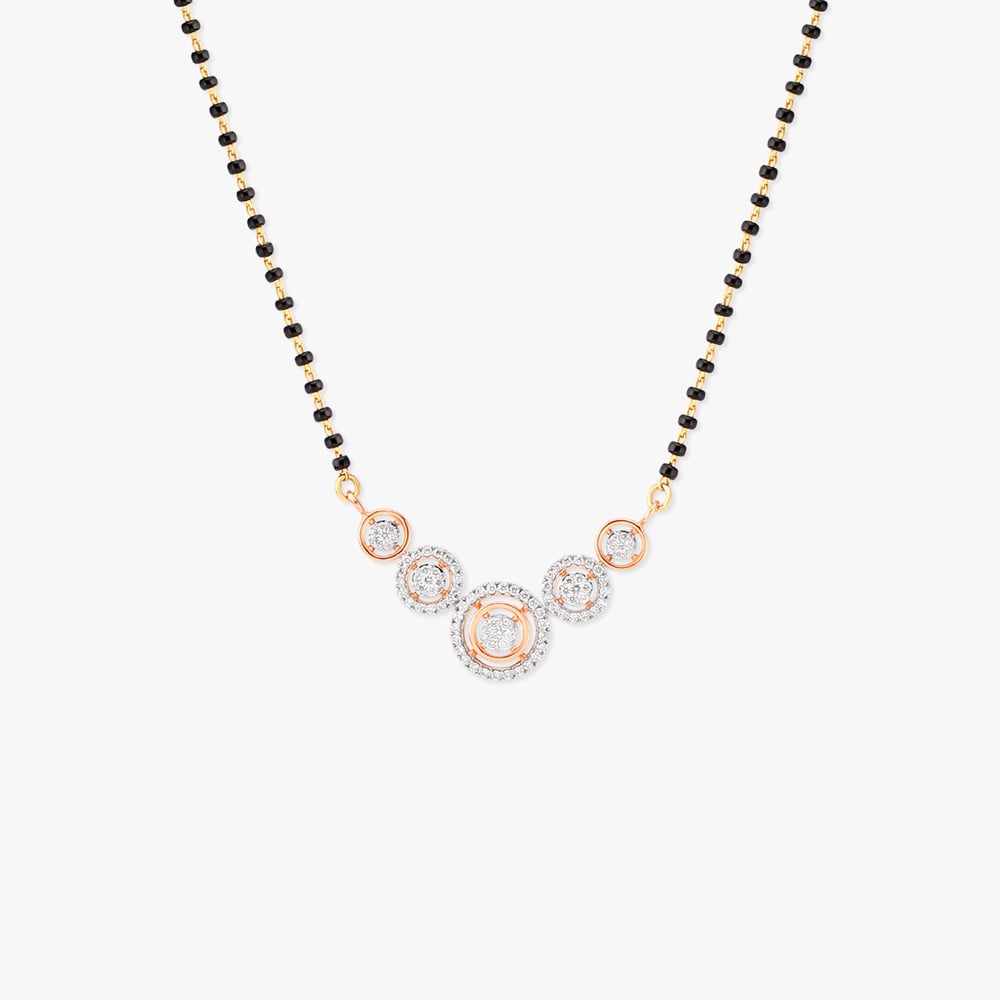 Eternal Circles Diamond Mangalsutra,,hi-res image number null