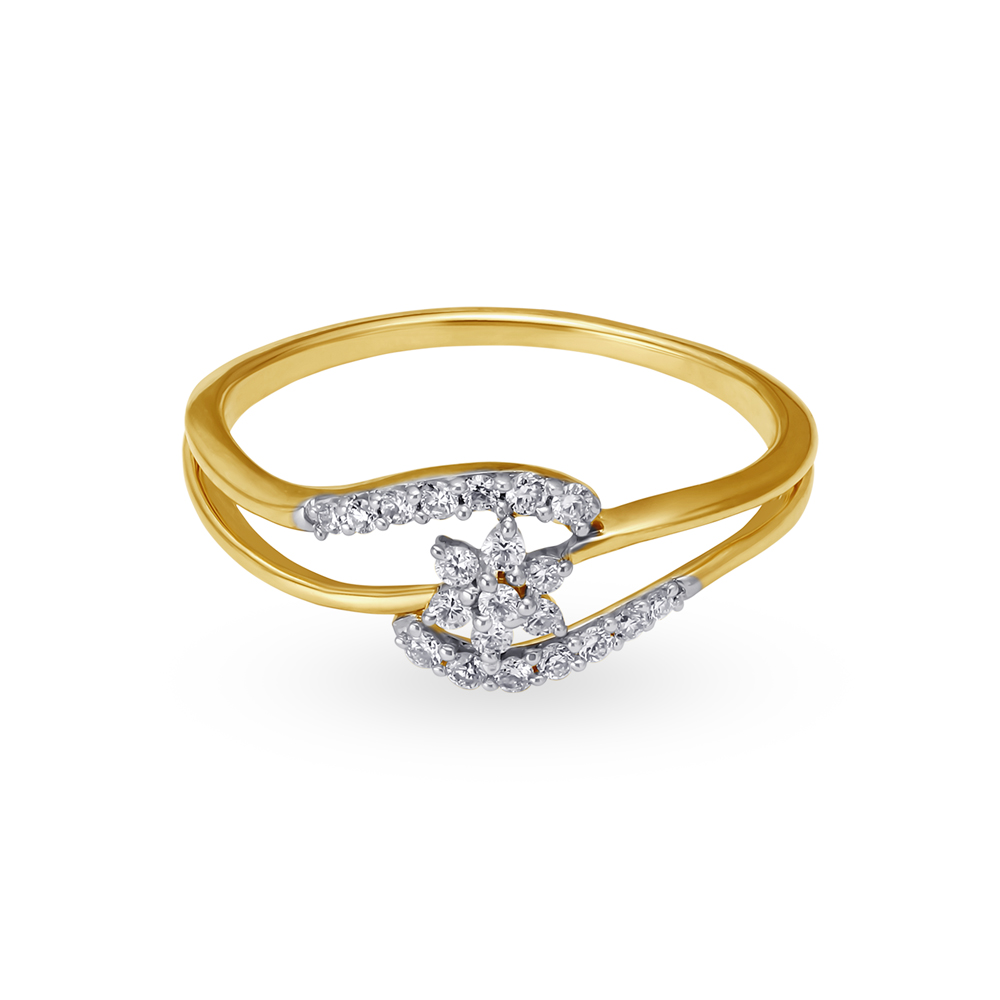 Contemporary Brilliant Diamond Ring,,hi-res image number null