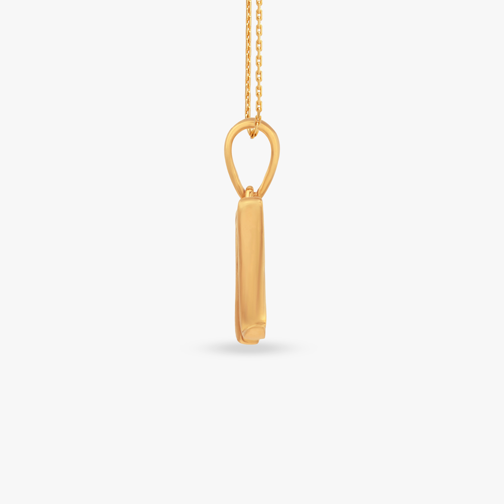 Signature H Gold Pendant,,hi-res image number null