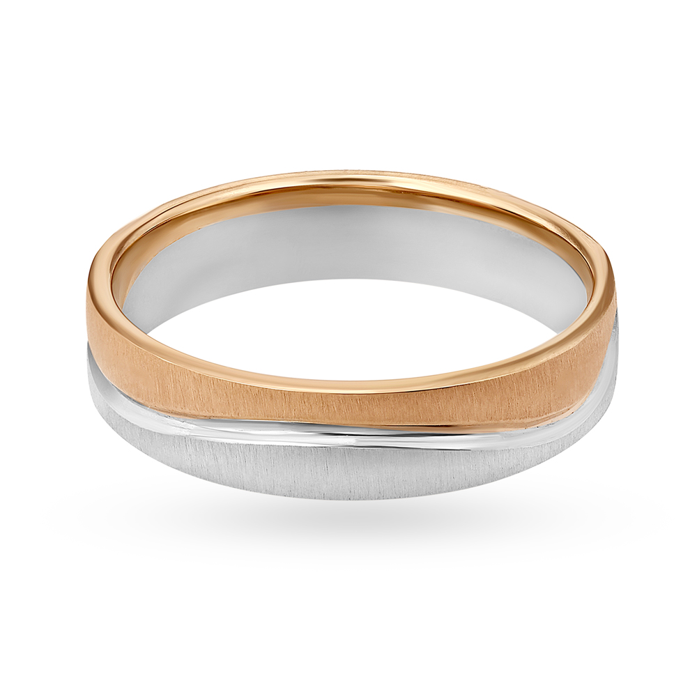Captivating Platinum and Rose Gold Ring,,hi-res image number null