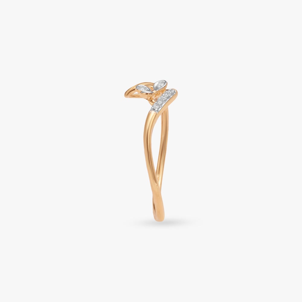 Flowing Vine Diamond Ring,,hi-res image number null