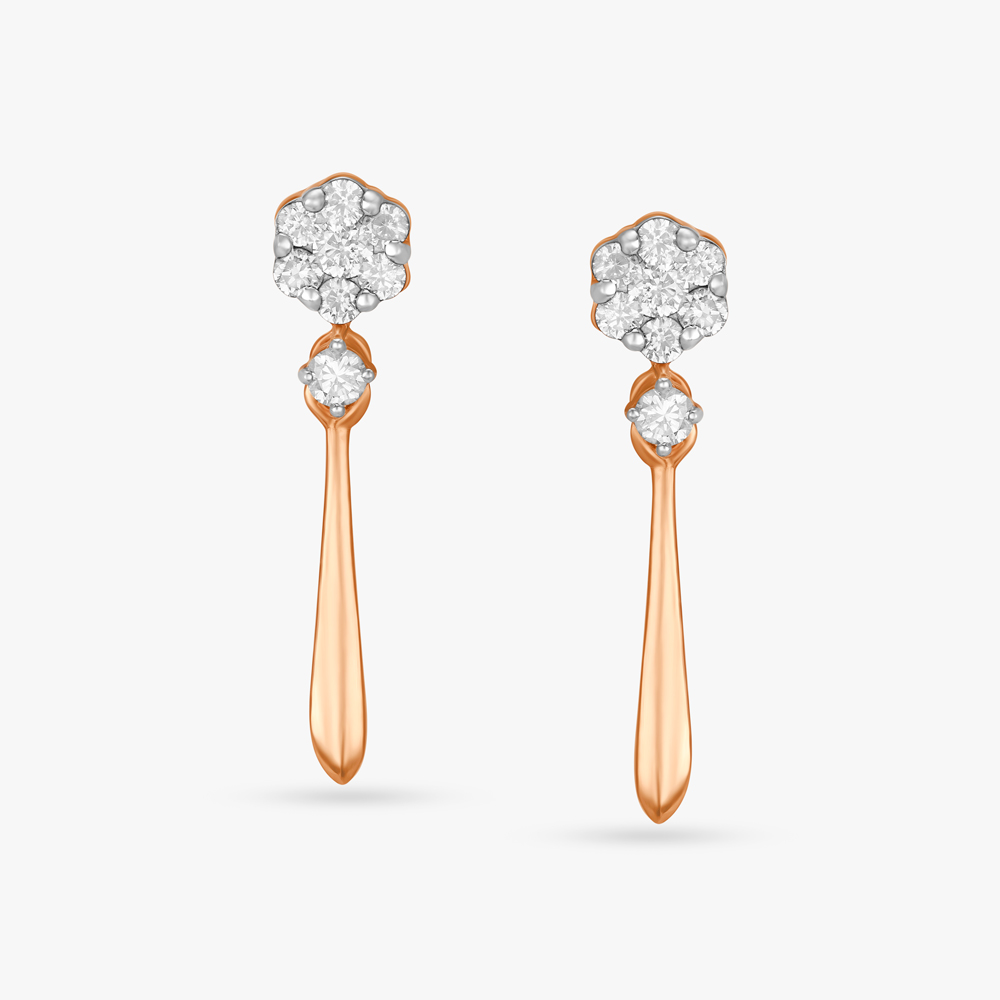 Dewdrop Spark Diamond Drop Earrings,,hi-res image number null
