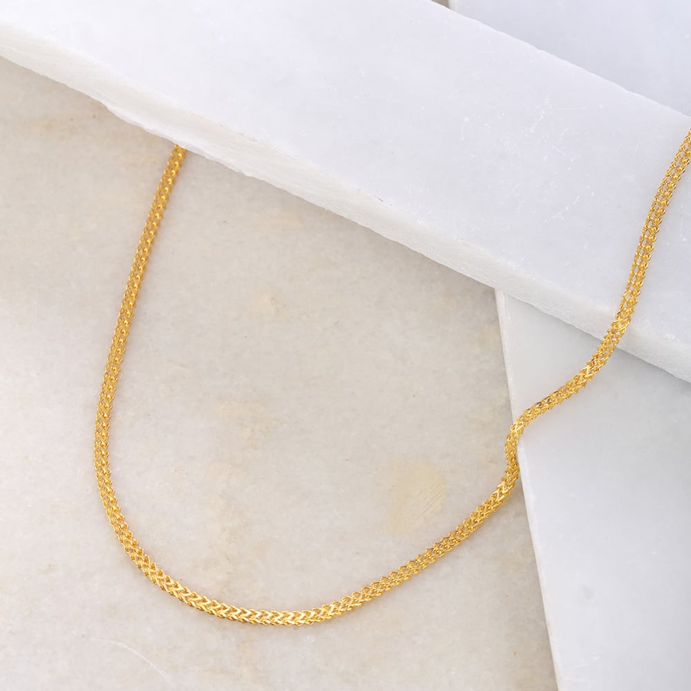 Twisted Rope 22 Kt Gold Chain,,hi-res image number null