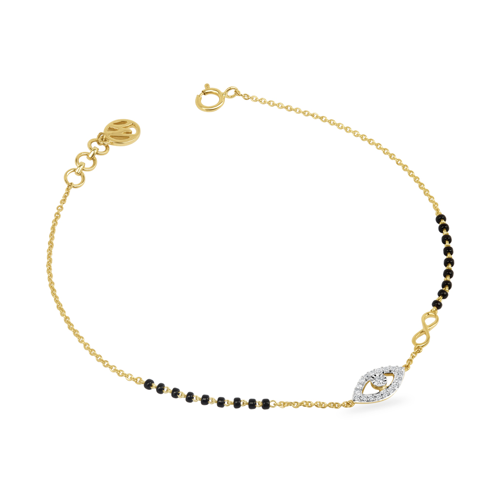 Silver Mangalsutra Bracelet