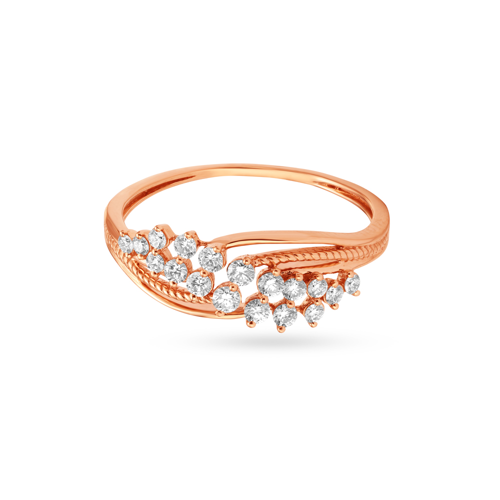 Tantalising Rose Gold Finger Ring,,hi-res image number null