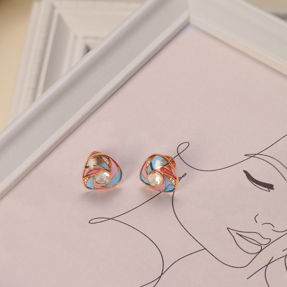 Angular Mystery Stud Earrings,,hi-res image number null
