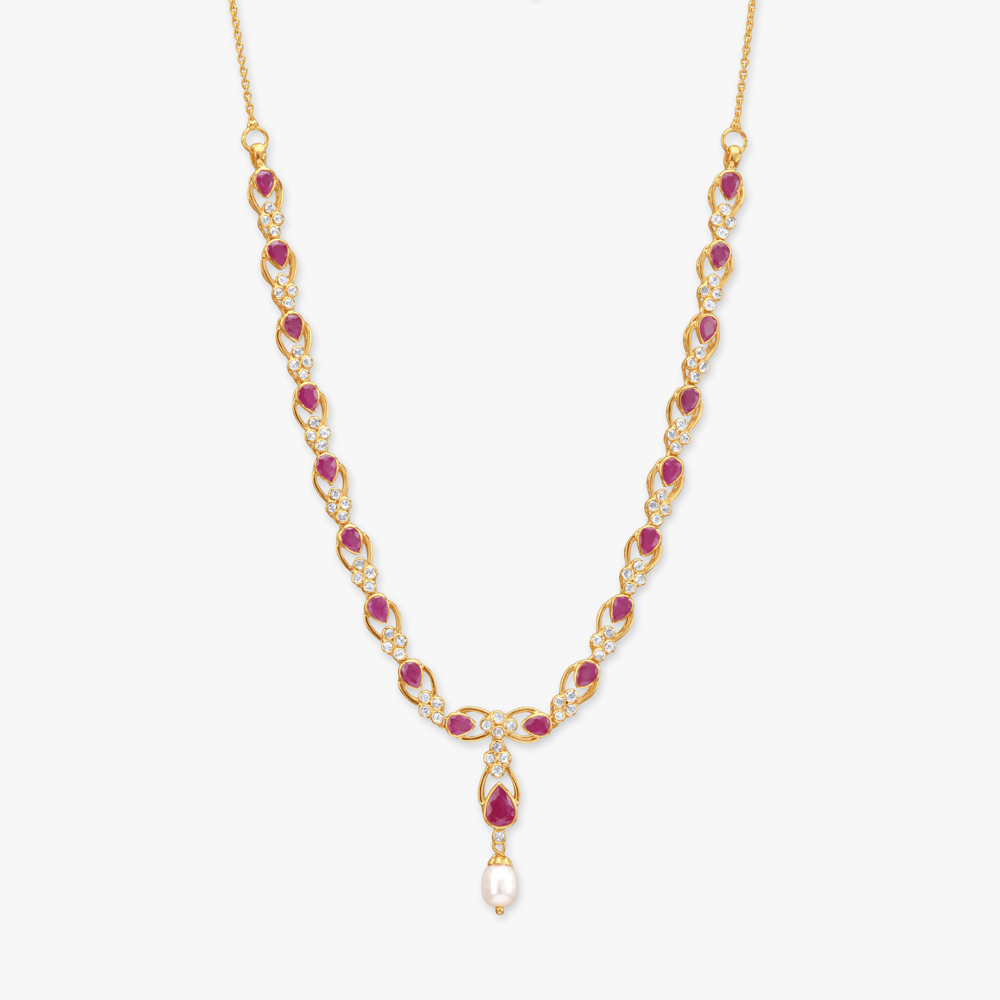 Royal Glow Open Polki Necklace Set,,hi-res image number null