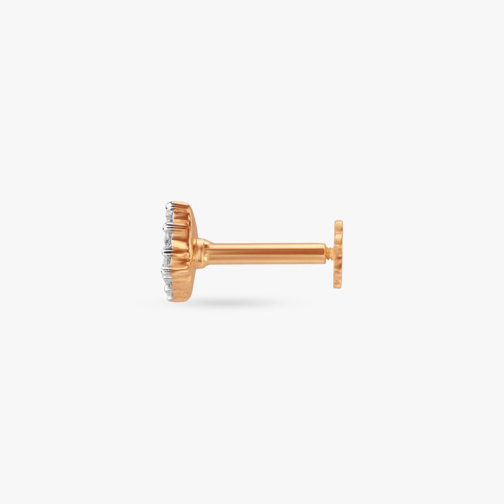 Radiant Rhombus Diamond Nose Pin,,hi-res image number null