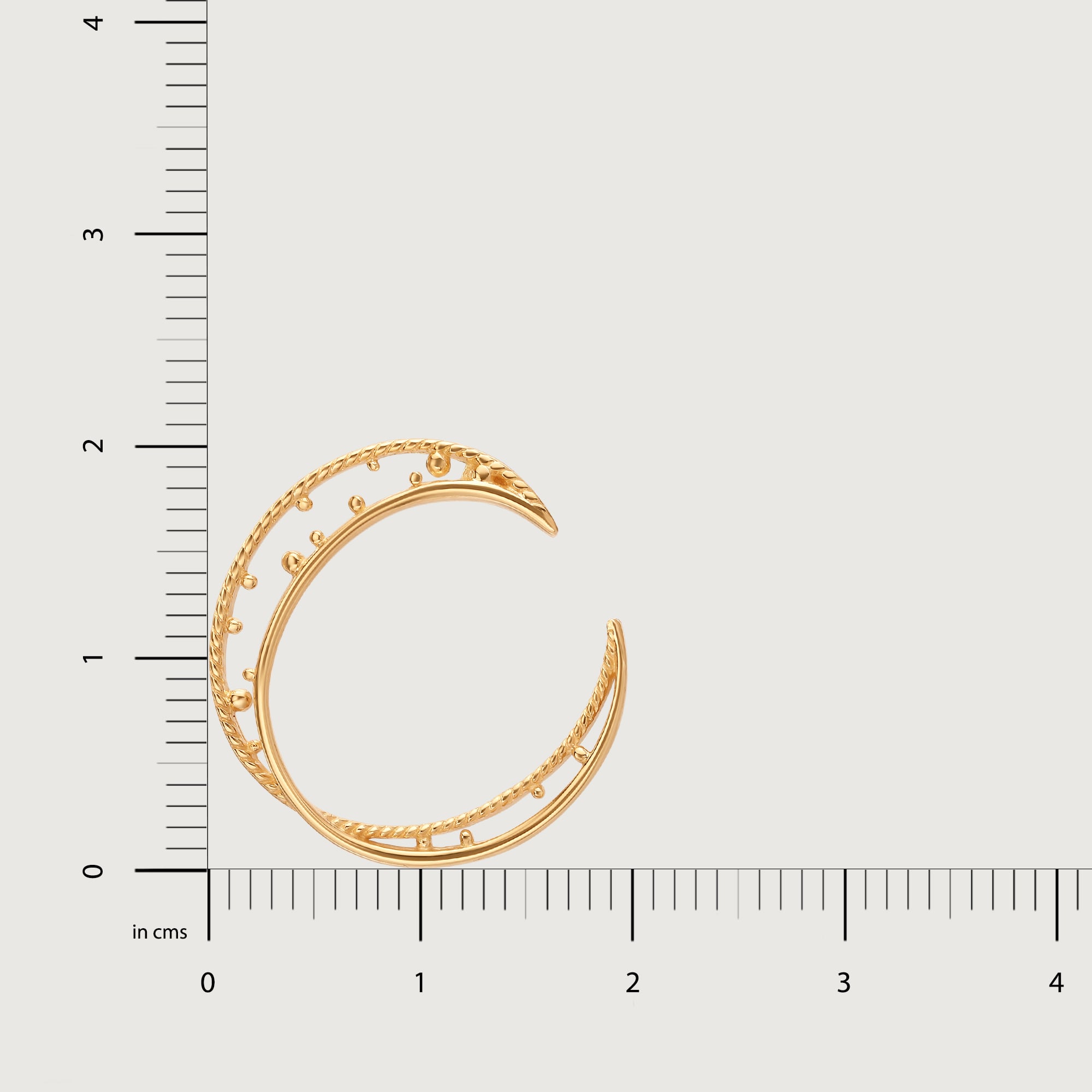 Universe Swirls 14Kt Hoop Earring,,hi-res image number null