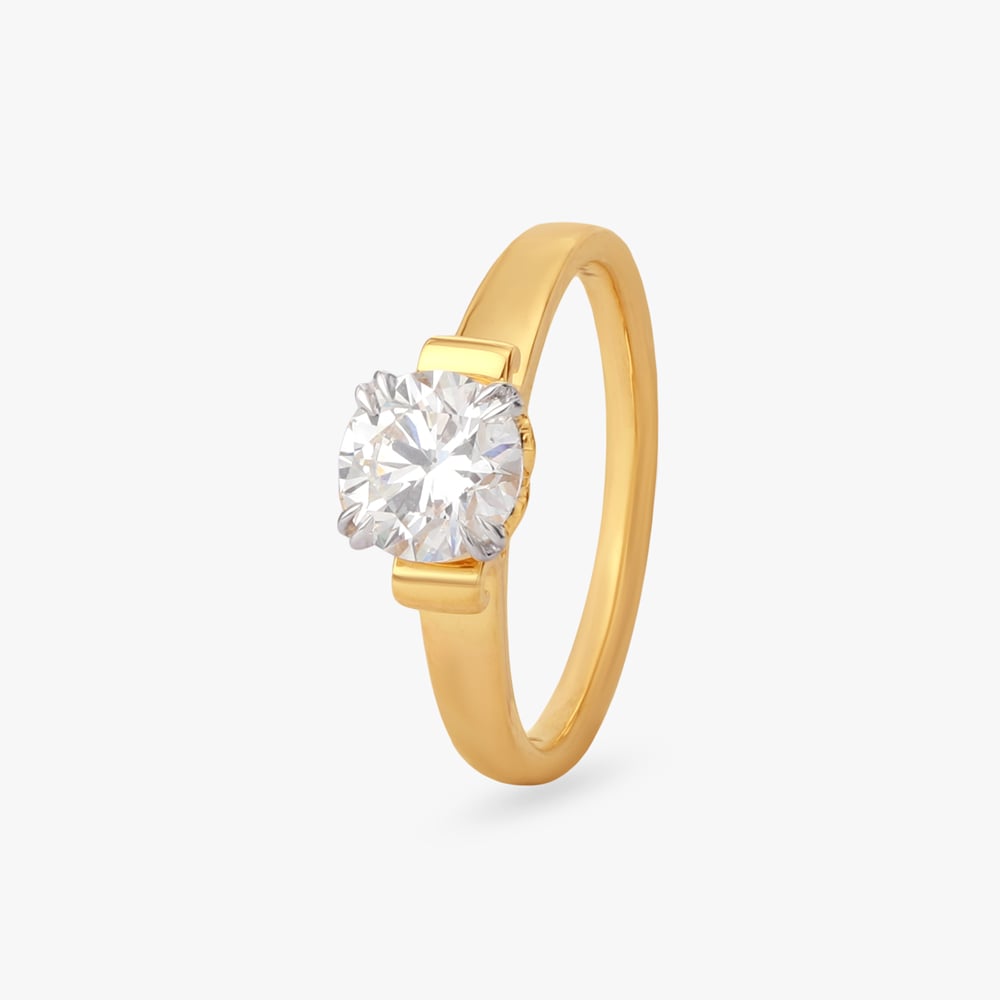 Crowned Radiance Solitaire Ring,,hi-res image number null