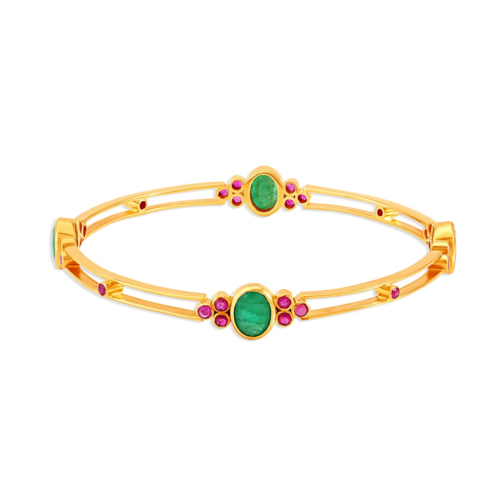 Classic Ruby Bangle - Indian Jewellery Designs